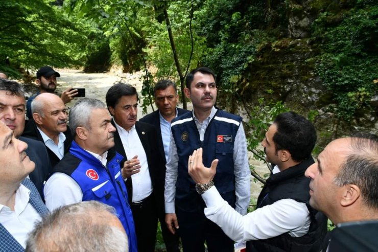 Bakan Kurum, selin vurduğu Karabük'te