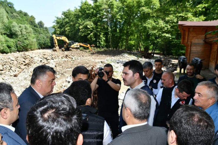 Bakan Kurum, selin vurduğu Karabük'te