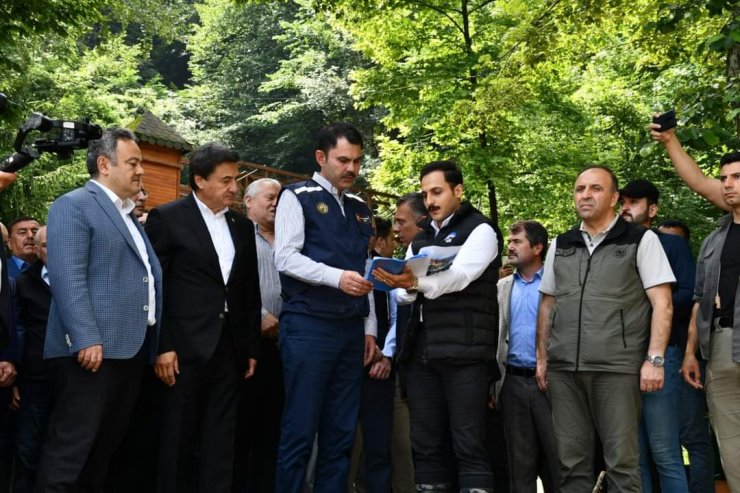 Bakan Kurum, selin vurduğu Karabük'te