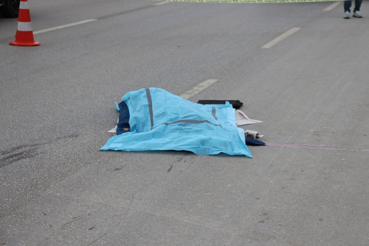 Engelli oğluyla yolun karşısına geçmeye çalışırken, minibüs çarpmasıyla öldü