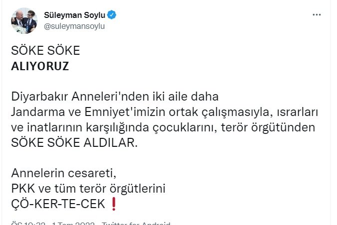 İçişleri Bakanlığı: Evlat nöbetinde çocuğuna kavuşan aile sayısı 37'ye yükseldi