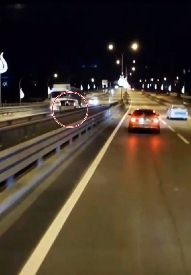 Ters yönde ilerleyerek tehlike saçmıştı, cezadan kaçamadı