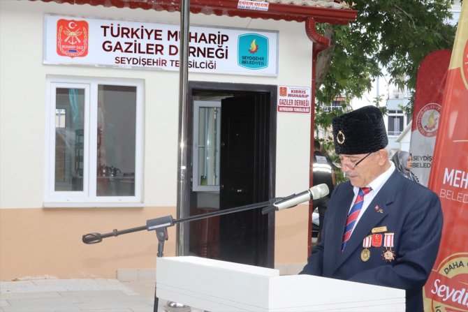 Seydişehir'de Türkiye Muharip Gaziler Derneği Temsilciliği binası törenle açıldı