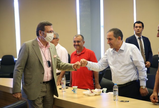 TOBB Başkanı Hisarcıklıoğlu, Mersin'de temaslarda bulundu