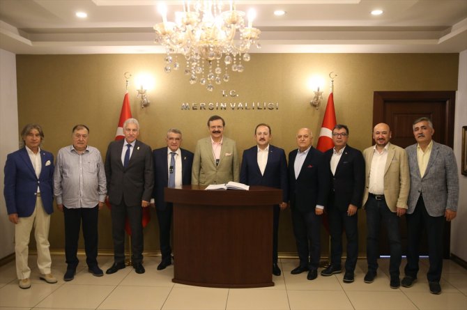 TOBB Başkanı Hisarcıklıoğlu, Mersin'de temaslarda bulundu