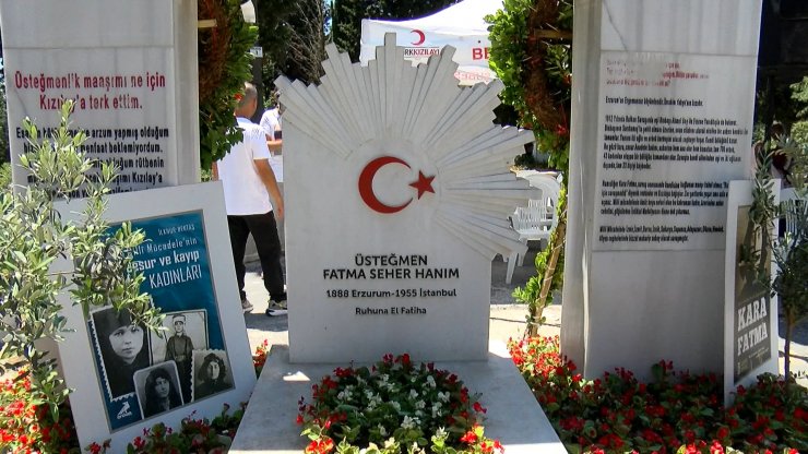 Milli Mücadele kahramanı Kara Fatma mezarı başında anıldı