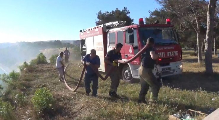 Art arda 5 noktada çıkan yangınlar söndürüldü