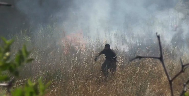 Art arda 5 noktada çıkan yangınlar söndürüldü