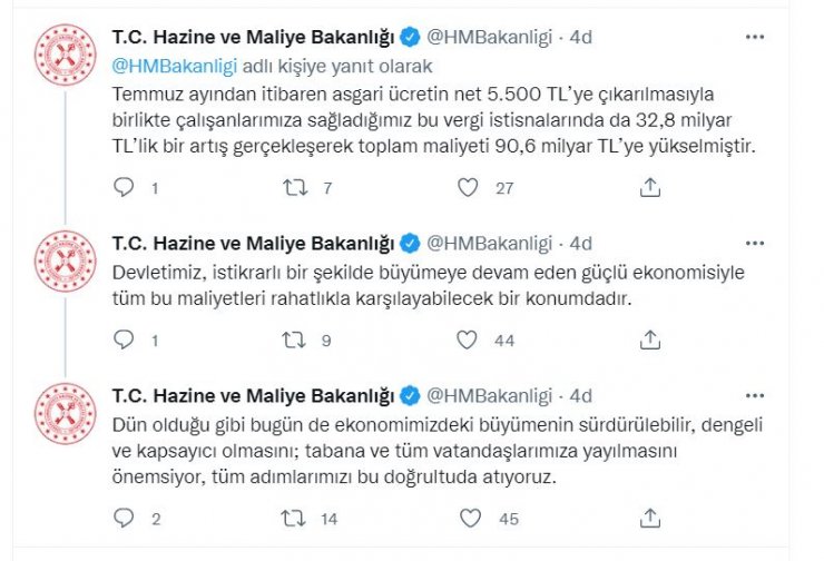 Bakanlıktan asgari ücretteki vergi düzenlemesine ilişkin açıklama