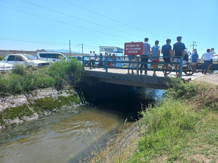 Serinlemek için kanala giren Murat, boğuldu