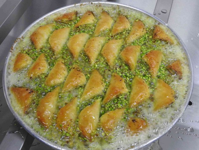 Baklavacıların bayram mesaisi başladı