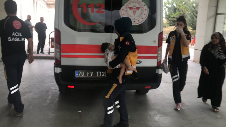 Evlerinin balkonundan düşen 1,5 yaşındaki Muhammet Musab yaralandı