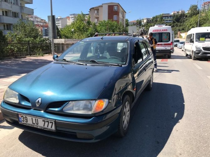 Otomobilin çarptığı yaya yaralandı