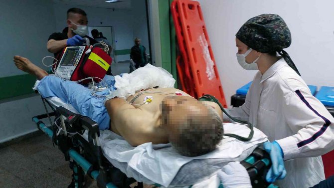 Bacanağının silahlı saldırısında yaralandı