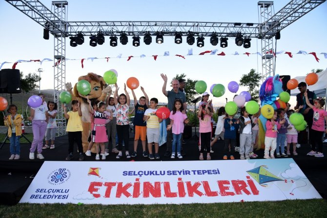Selçuklu'da Seyir Tepesi Etkinlikleri hafta sonuna renk kattı
