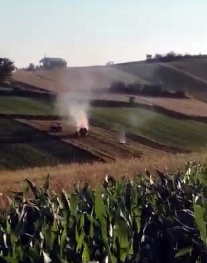 Tarlasındaki çöpleri yakmak isteyince olanlar oldu