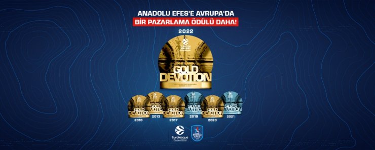 Anadolu Efes beşinci kez Avrupa'nın en iyi pazarlama yapan takımı