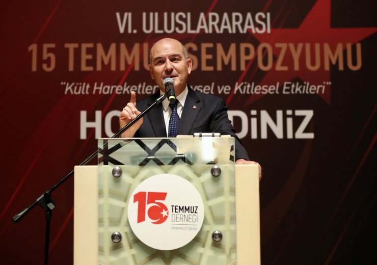Bakan Soylu: FETÖ'den 332 bin 884 kişi gözaltına alındı