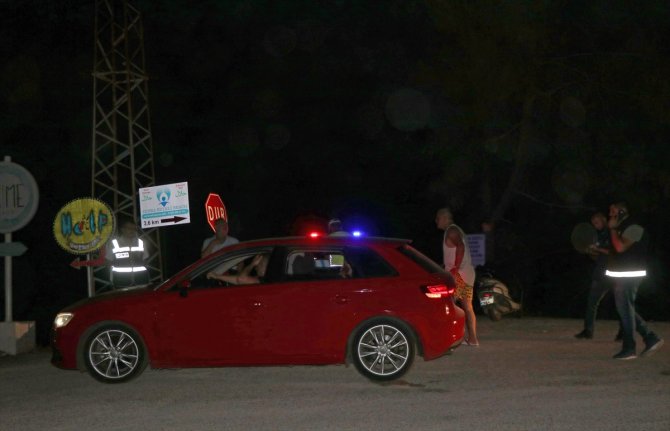 Muğla'da polis ekipleri ormanlık bölgelerde denetim yaptı