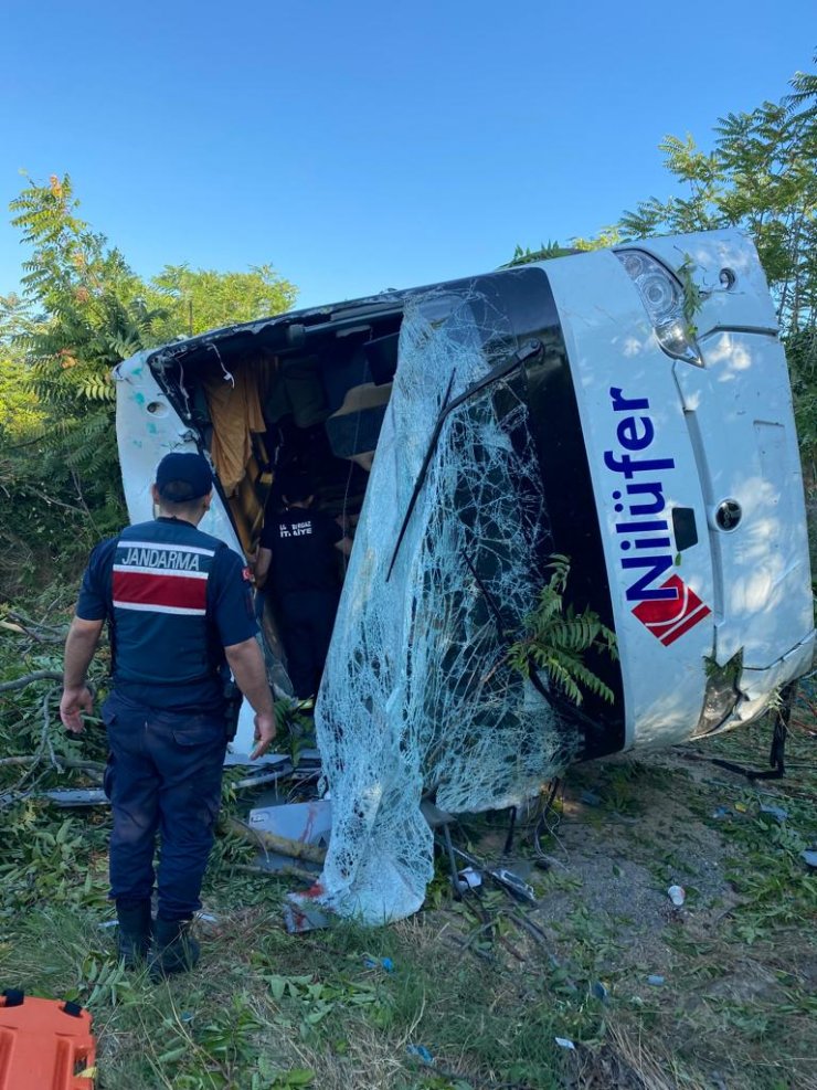 Kırklareli'de yolcu otobüsü devrildi: 6 ölü, 25 yaralı