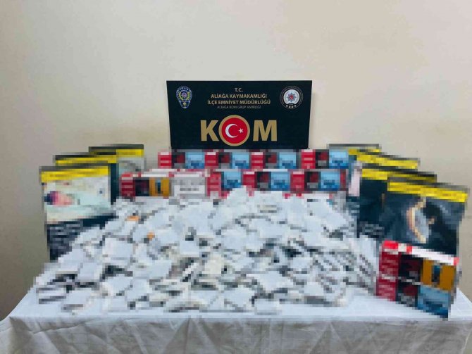 İzmir polisinden sigara kaçakçılarına darbe