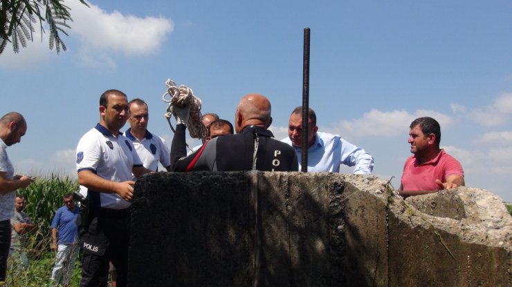 Kapalı devre sulama borusunda ceset bulundu