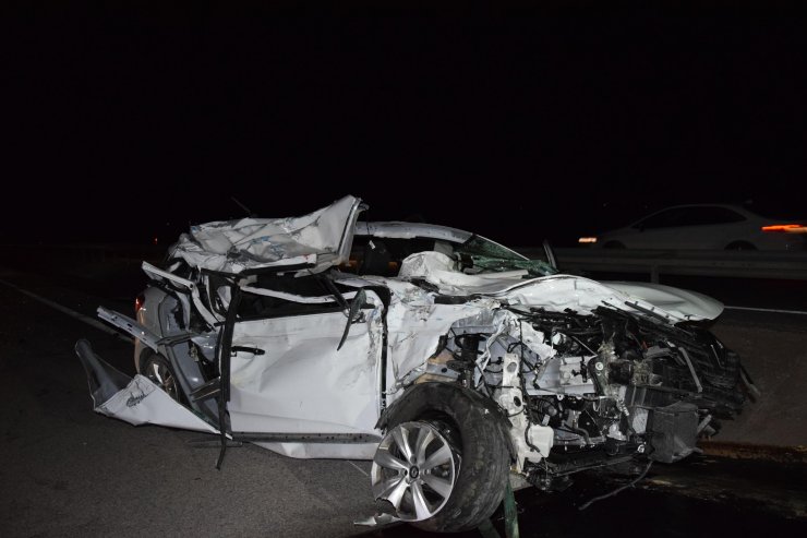 Konya'da sürücüsünün kontrolünden çıkan otomobil takla attı: 4 yaralı