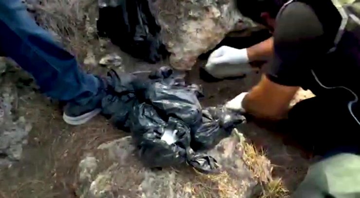 Ormandaki mağaralara uyuşturucu gizleyen 3 şüpheli operasyonla yakalandı