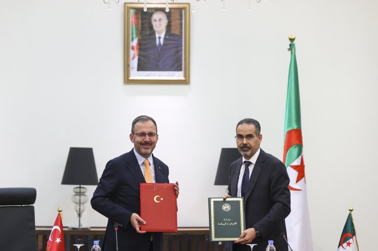 Türkiye ile Cezayir arasında gençlik ve spor alanında iş birliği protokolü