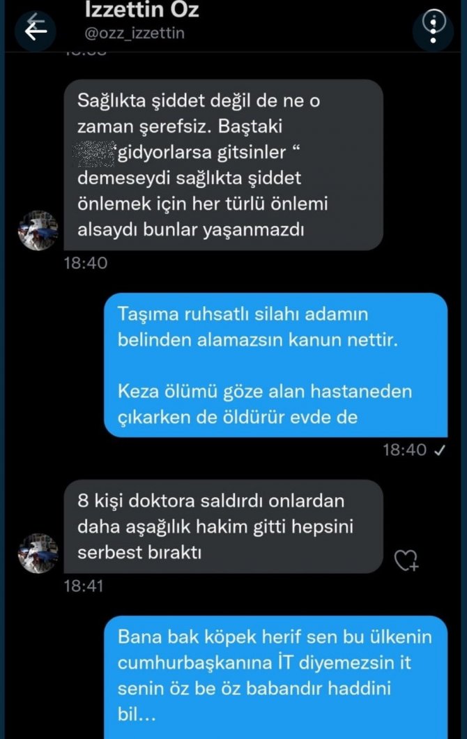Cumhurbaşkanına hakaret eden doktor açığa alındı