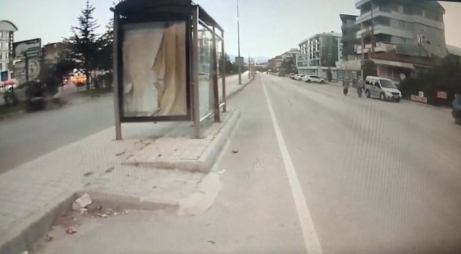 Isparta’da yaşlı çiftin hayatını kaybettiği kaza kamerada