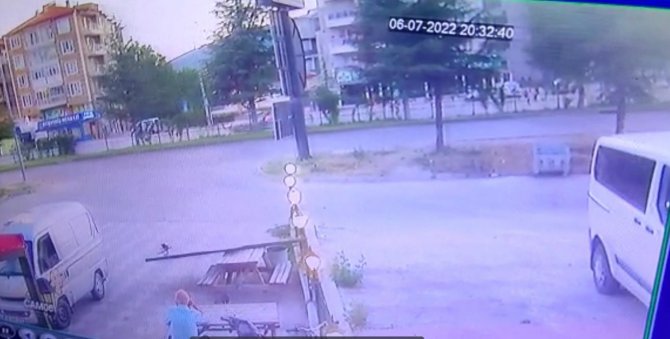 Isparta’da yaşlı çiftin hayatını kaybettiği kaza kamerada