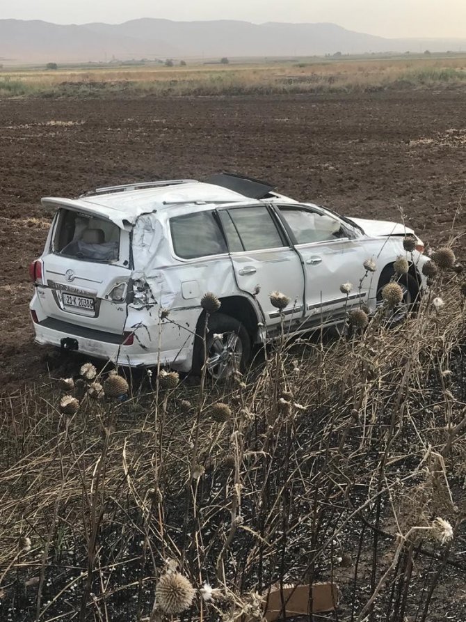 Irak plakalı cip kaza yaptı, 2’si ağır 4 kişi yaralandı