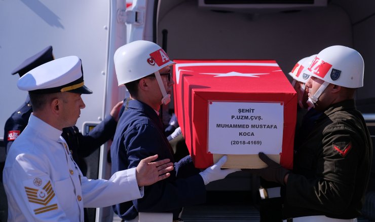 Şehit Uzman Çavuş Koca, son yolculuğuna uğurlandı