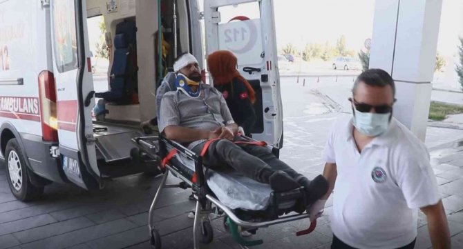 Kurban yerine ellerini kestiler