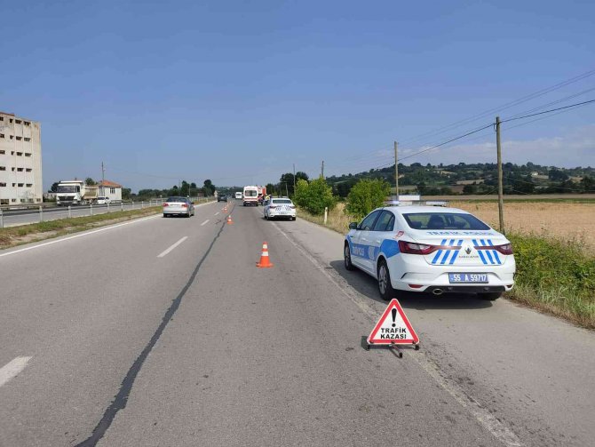 Otomobil kanala girdi: 1 yaralı