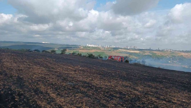 Tarihi köyde korkutan yangın