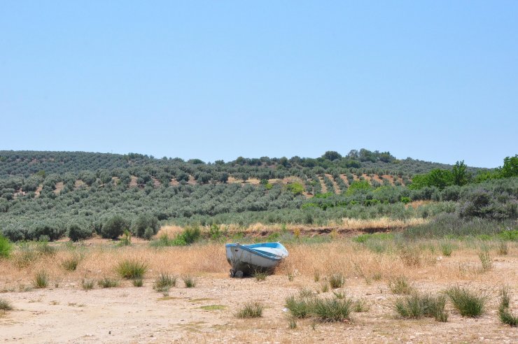 Kuruyan 'Marmara Gölü üzerinde arazi savaşları başladı'