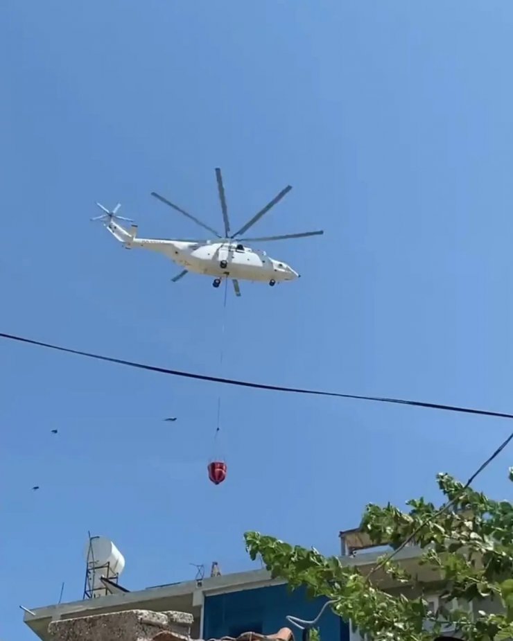 Hatay’da makilikte yangın