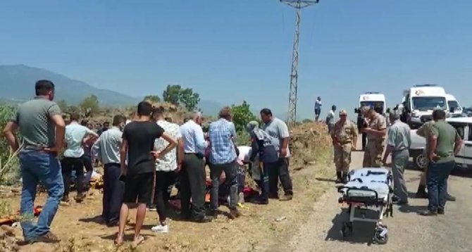 Hatay’da trafik kazası:4 yaralı