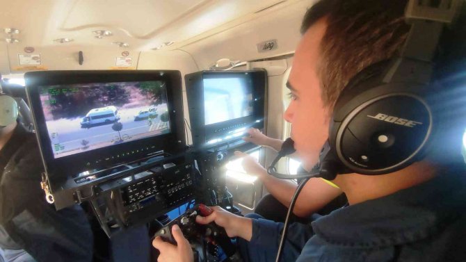 Polisin havadan ve karadan denetimleri devam ediyor