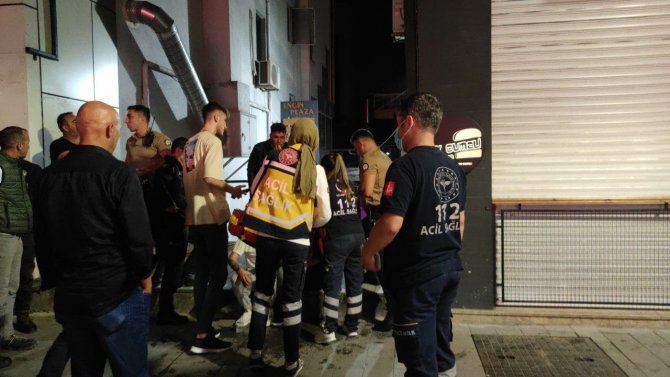 Yerde kanlar içinde baygın bulundu