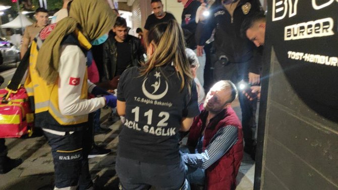 Yerde kanlar içinde baygın bulundu