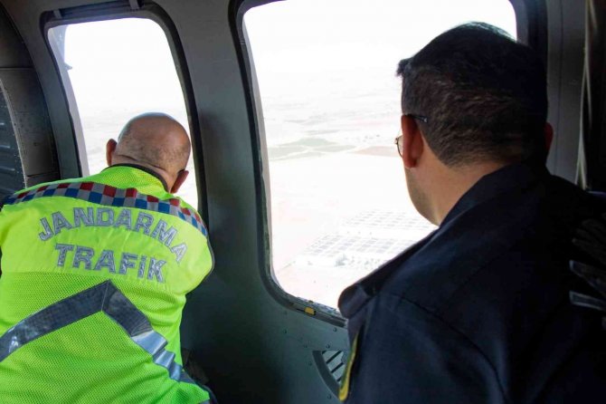 Havadan denetlendiler cezadan kaçamadılar
