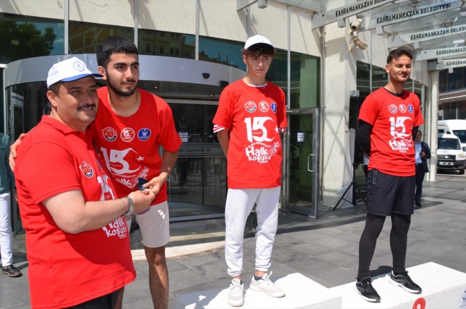 Kahramankazan'da "15 Temmuz Halk Koşusu" düzenlendi