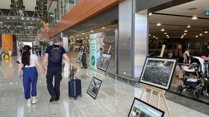 15 Temmuz'un hafızalara kazınan fotoğrafları Sabiha Gökçen'de sergileniyor