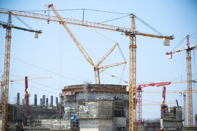 Akkuyu'da dördüncü güç ünitesinin temeli için