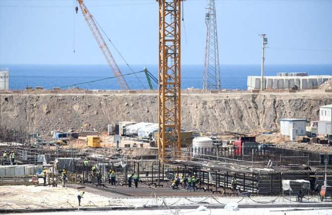 Akkuyu'da dördüncü güç ünitesinin temeli için