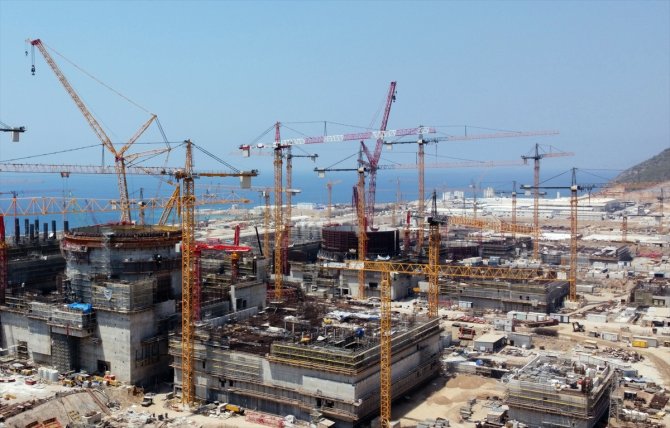 Akkuyu'da dördüncü güç ünitesinin temeli için