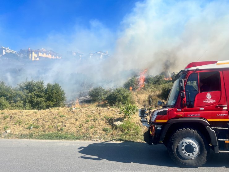 Makilik alanda yangın